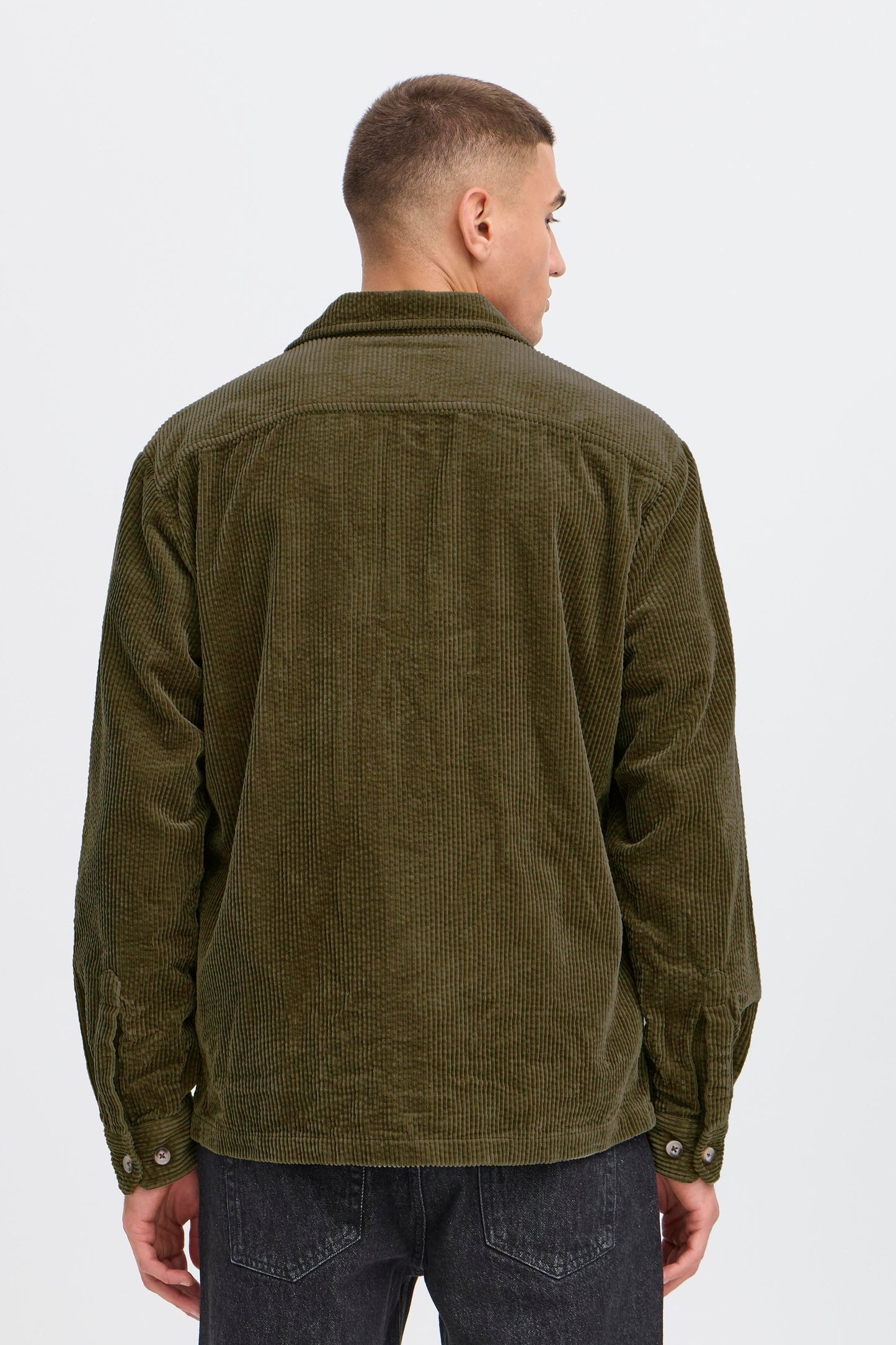 Solid Ingvi Cord Overshirt