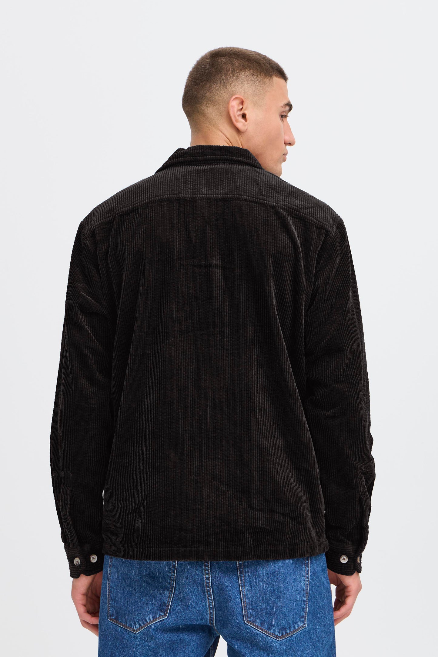 Solid Ingvi Cord Overshirt