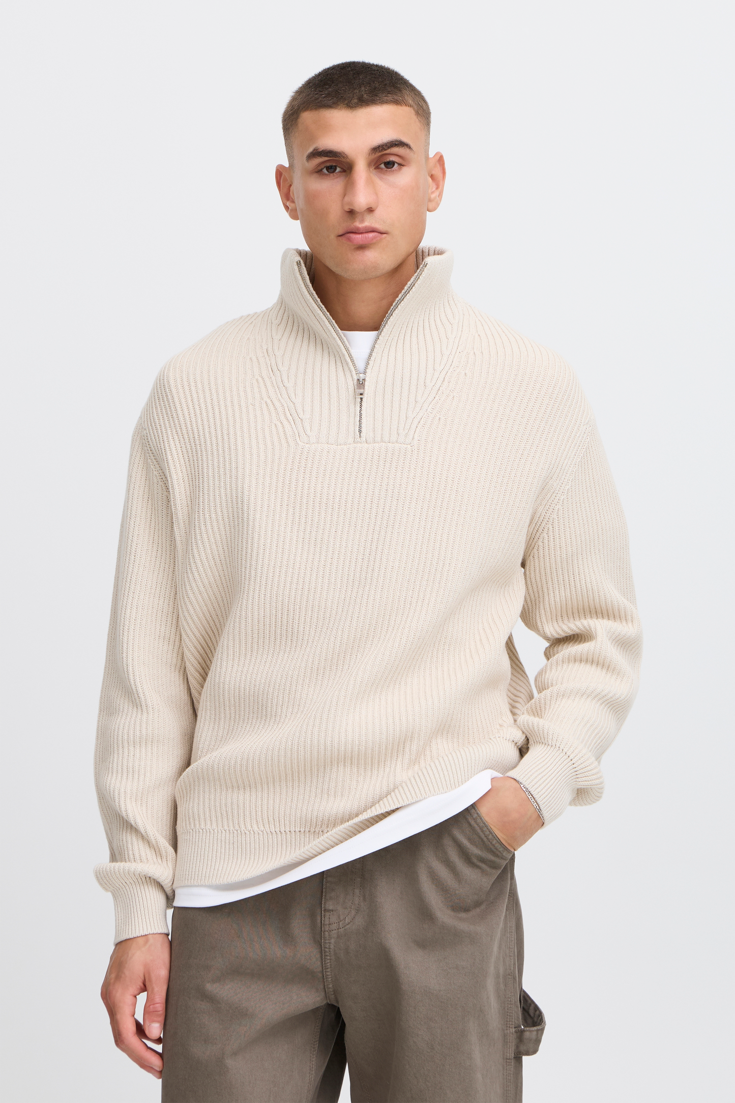 Solid Nalle Half Zip