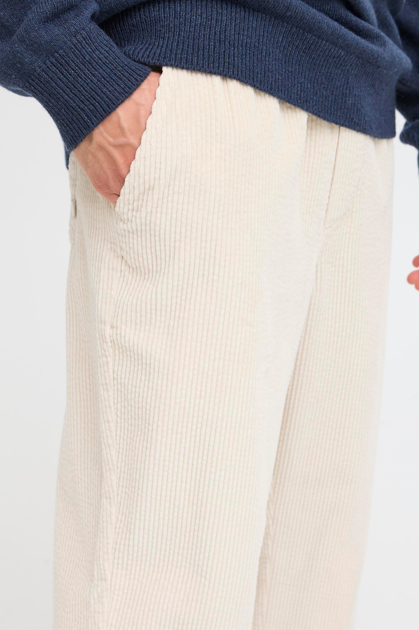 Solid Alann Elasticated Cord Chinos LOOSE FIT