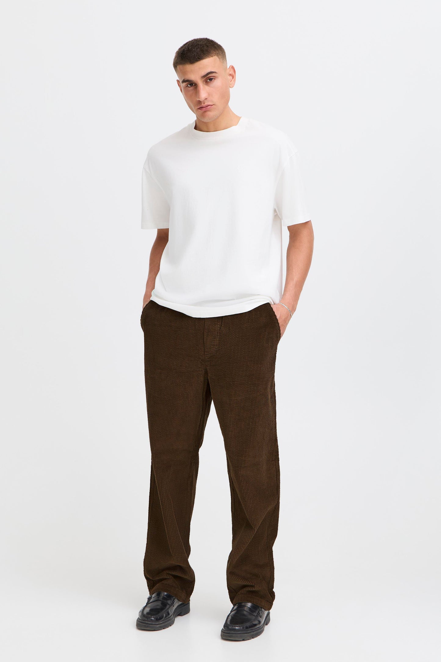 Solid Alann Elasticated Cord Chinos LOOSE FIT
