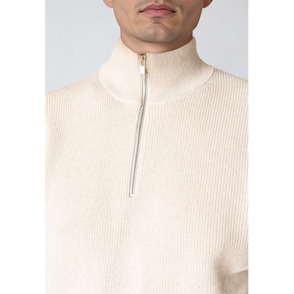 CLEAN CUT COPENHAGEN Mario Half-Zip Knit